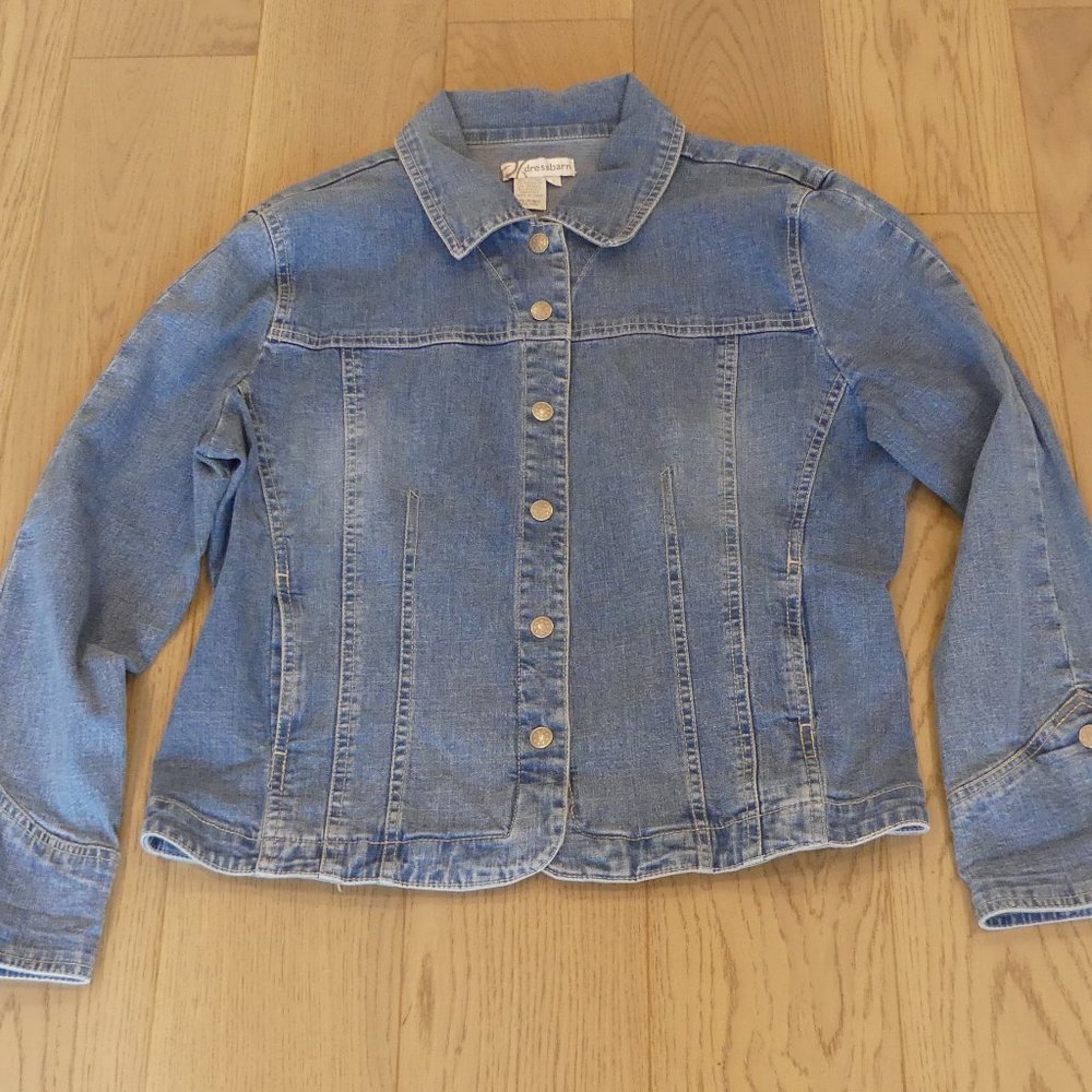 Dress Barn Vintage Blue Large Denim Jacket